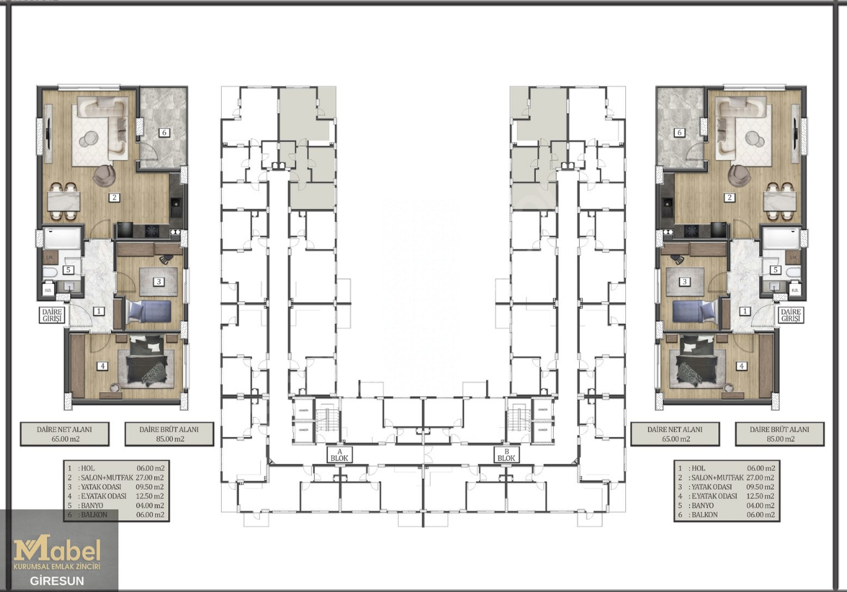 HILL GARDEN ERİKLİMAN 3+1 SATILIK DAİRE